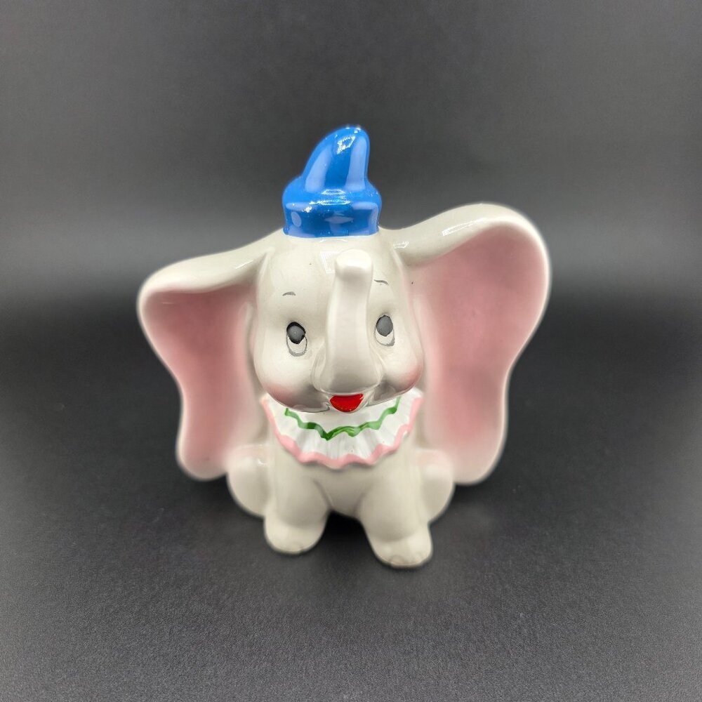 Disney Dumbo Porcelain Figurine 3.5” Good